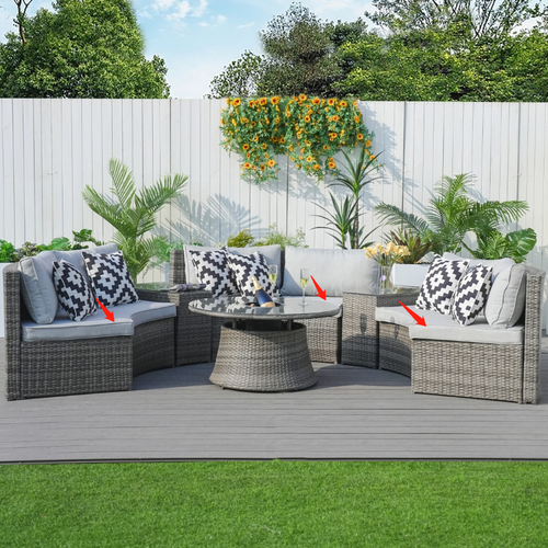 Original Cushions for Conversation Set of PAL-1205B