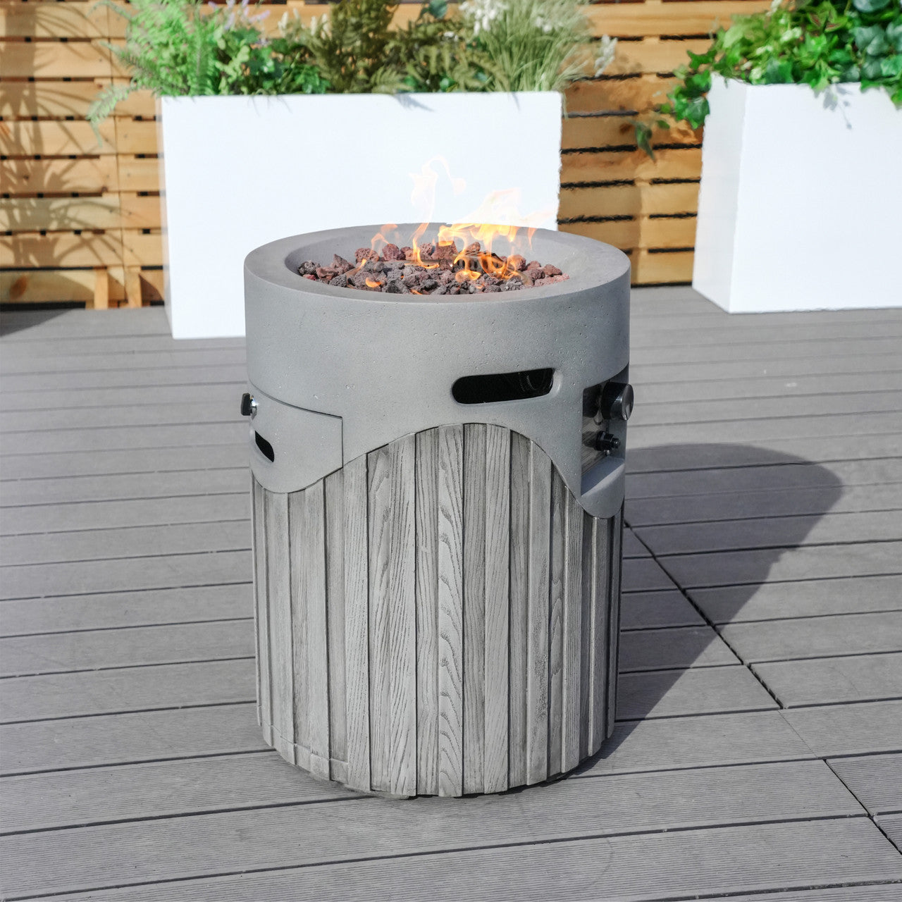 Vertical Wood Grain Effect Heater PAG-2353
