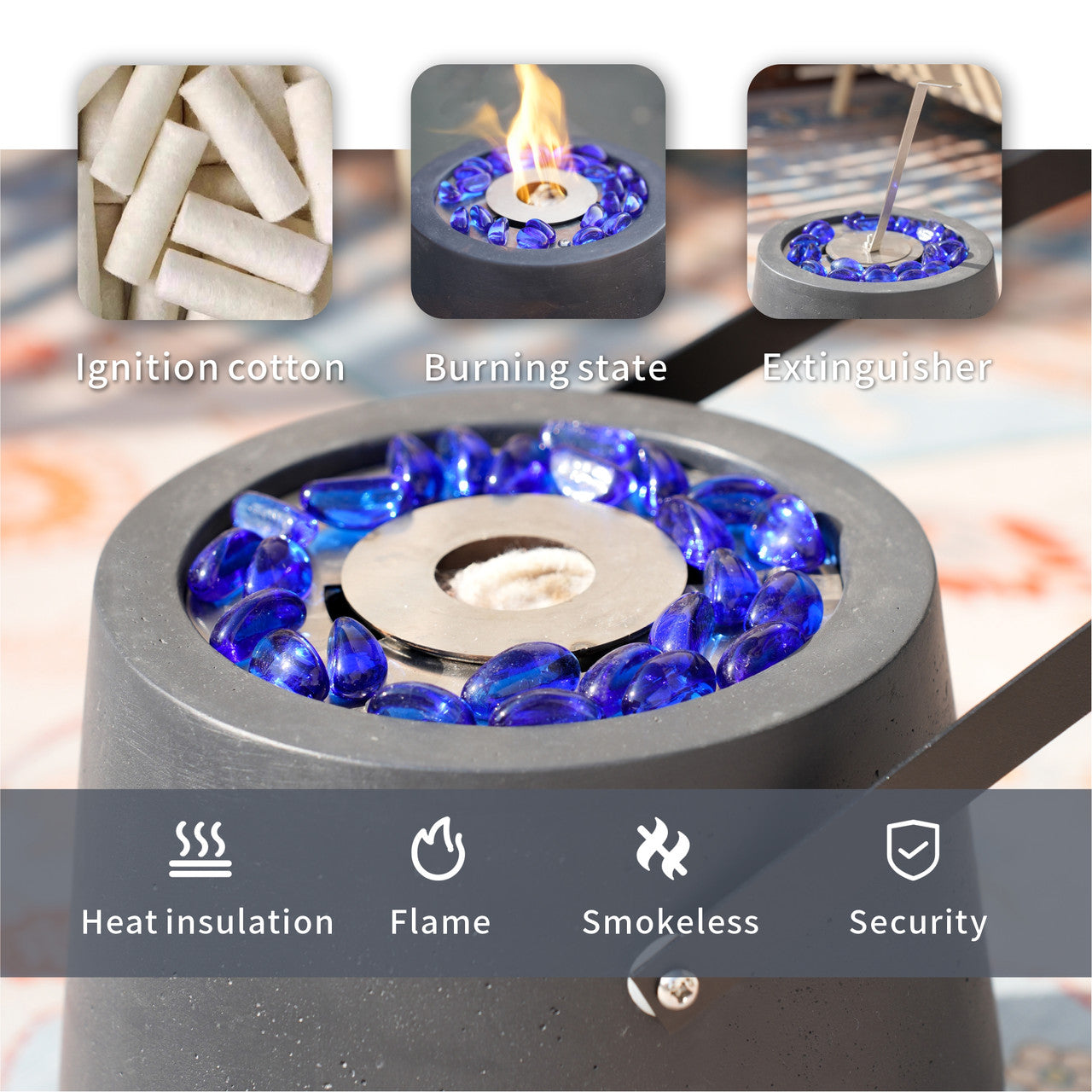 Table-Top Citronella Lamp (DW-FP997)