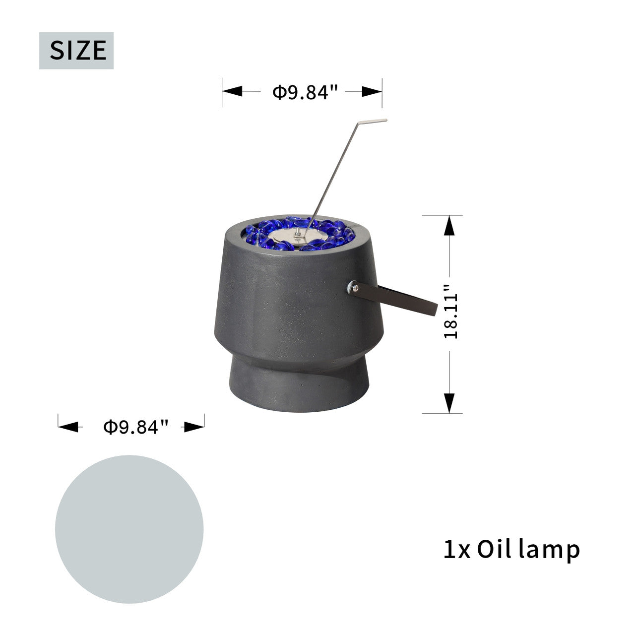 Table-Top Citronella Lamp (DW-FP997)