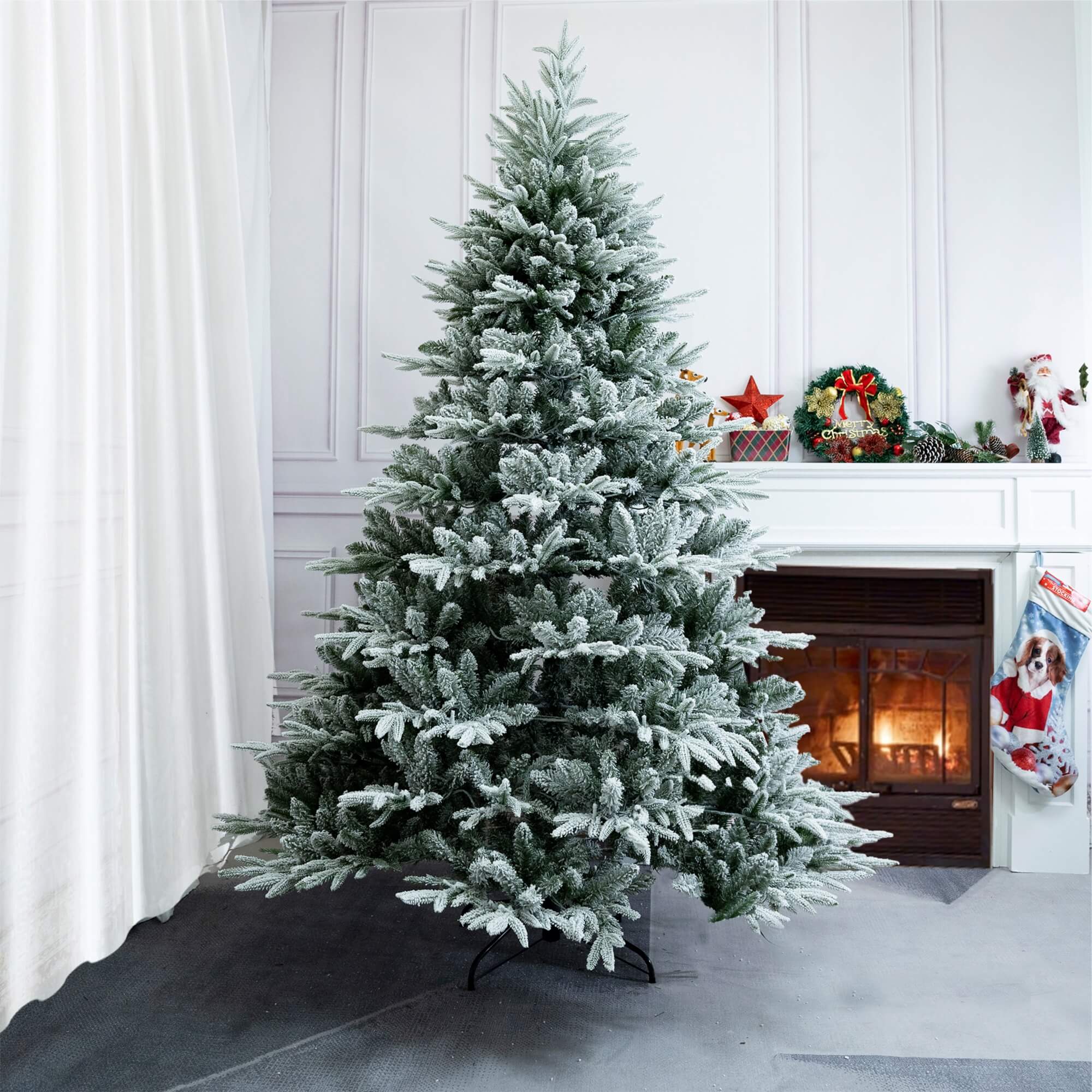 Artificial Christmas Tree – 6FT / 7FT Classic Green Holiday Decoration(PJT-2506)