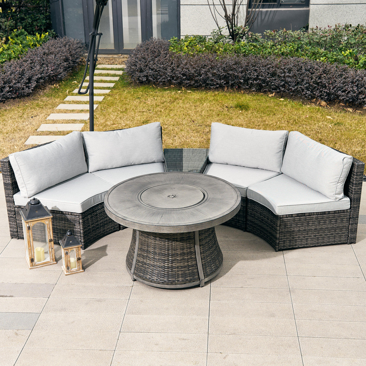 Modern, elegant, and versatile outdoor style with a touch of luxury.