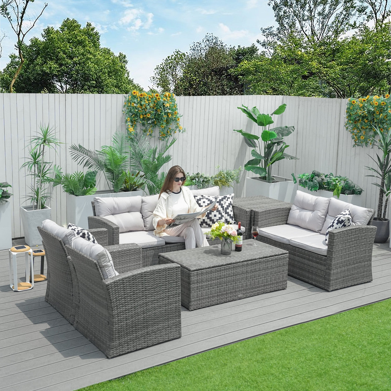 7-Seat Conversation Set (PAS-1503)