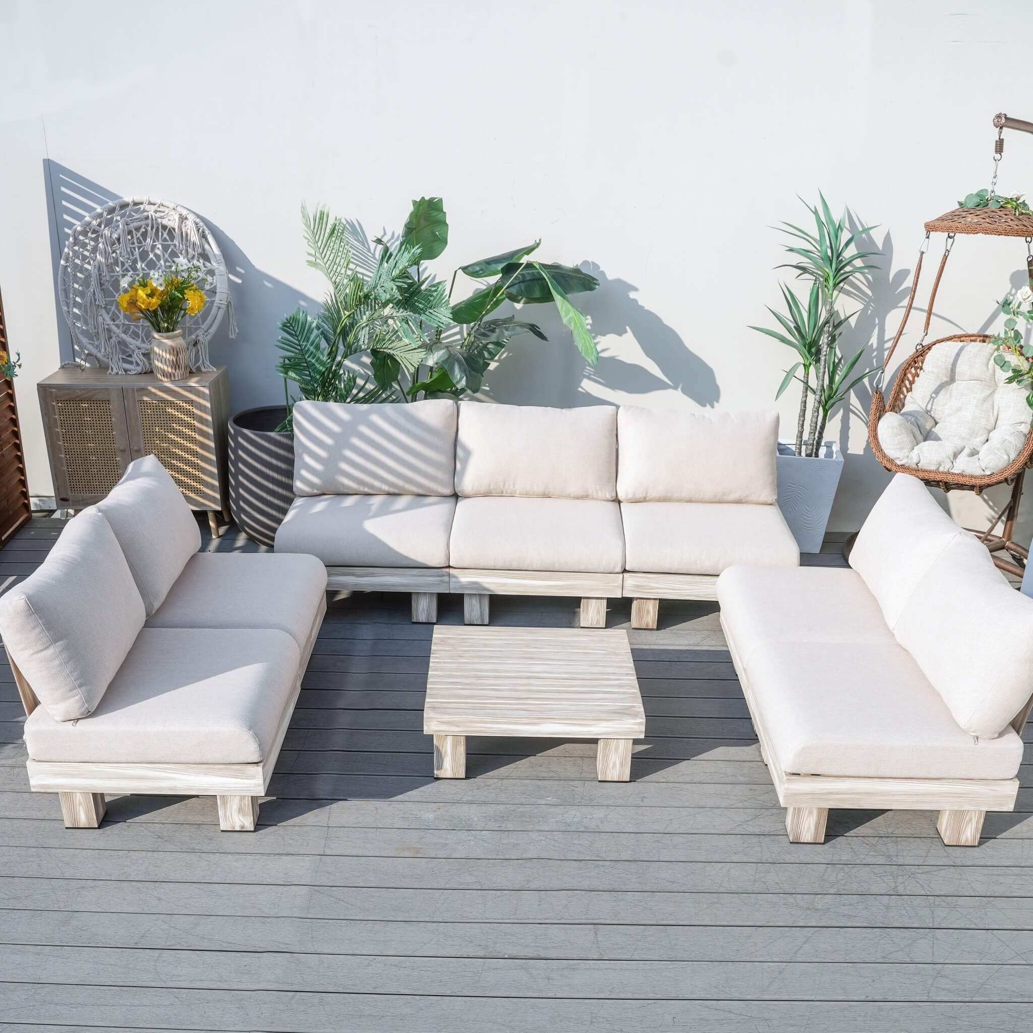 Monterey Modular Armless 7-Seat Sofa Set (PAS-2510-7S-Armless-SET)