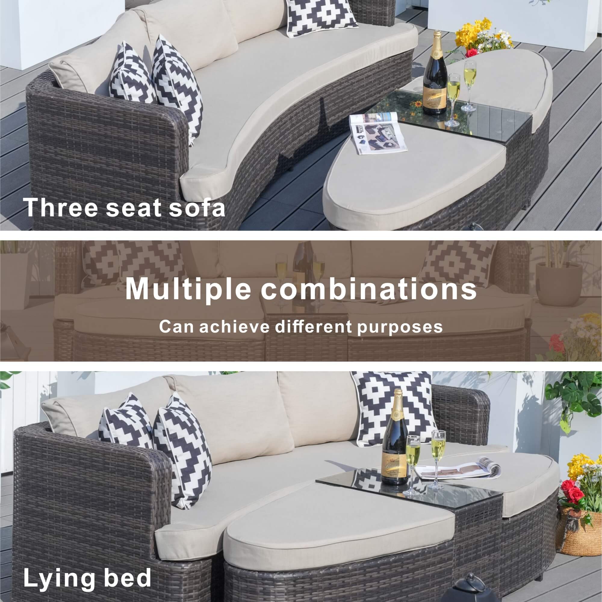 Outdoor Daybed (PAL-1202)