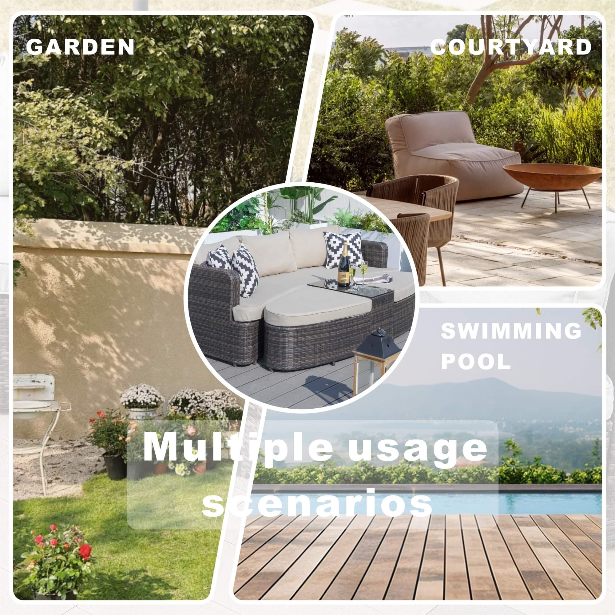 Outdoor Daybed (PAL-1202)