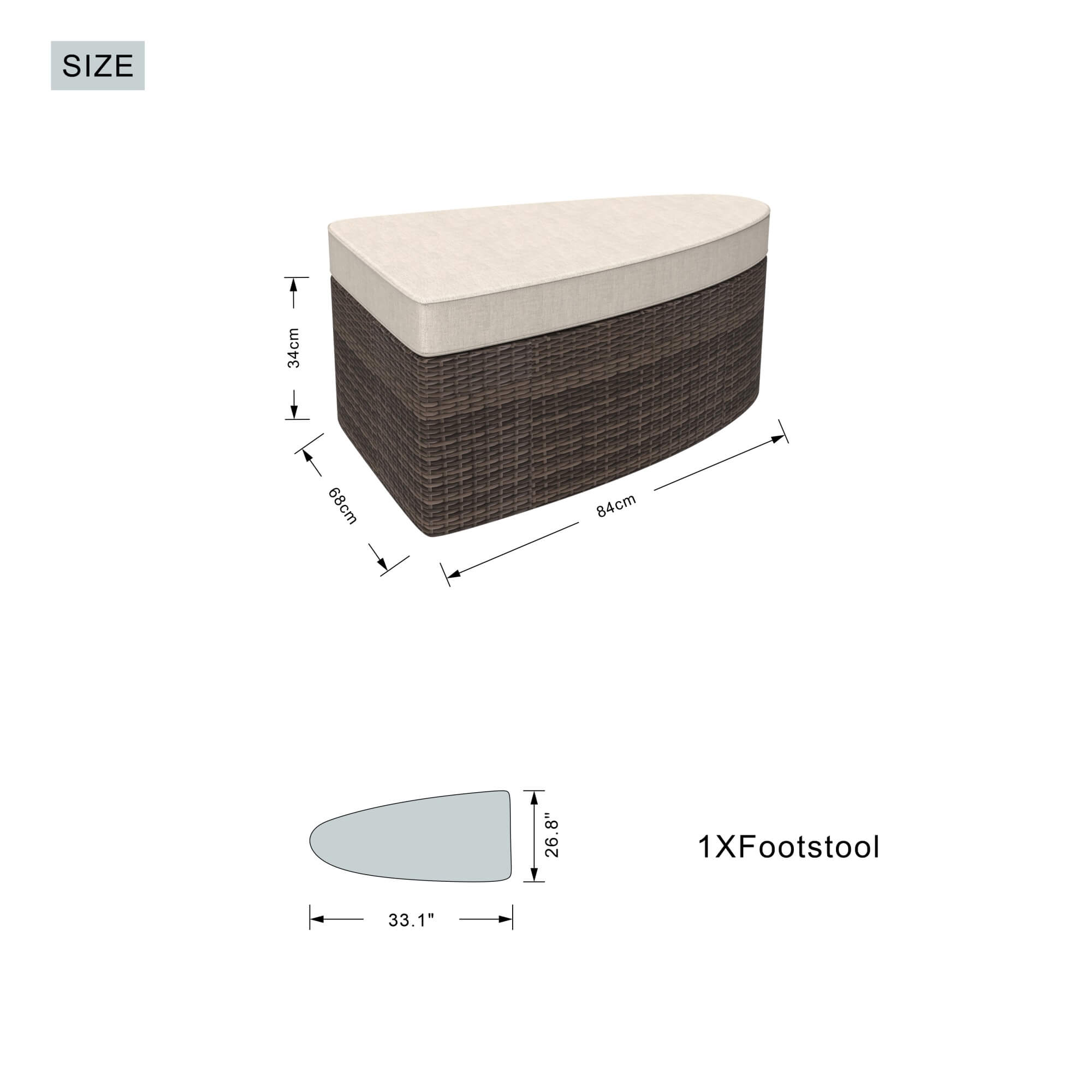 Outdoor Daybed (PAL-1202)