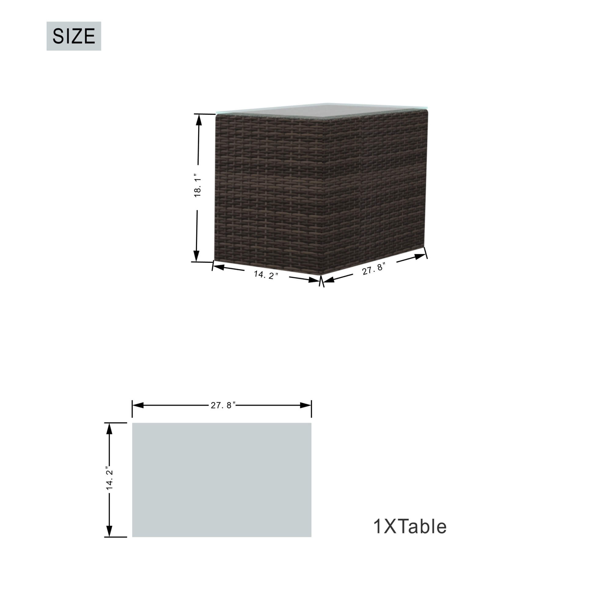 Outdoor Daybed (PAL-1202)