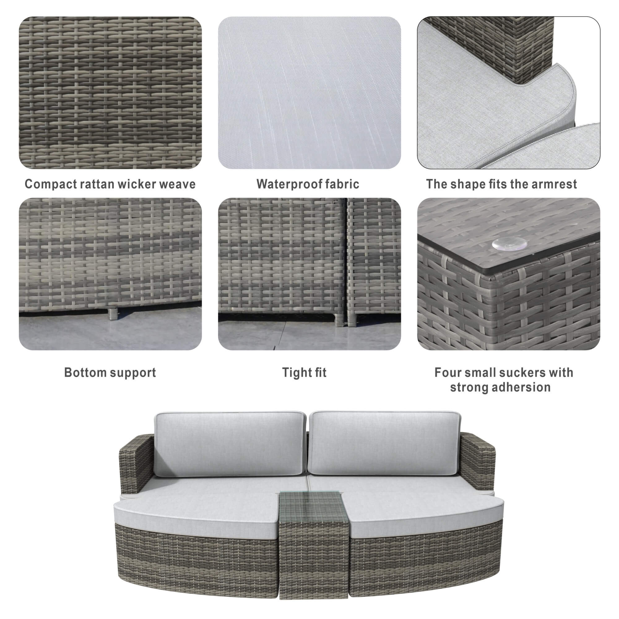 Outdoor Daybed (PAL-1202)