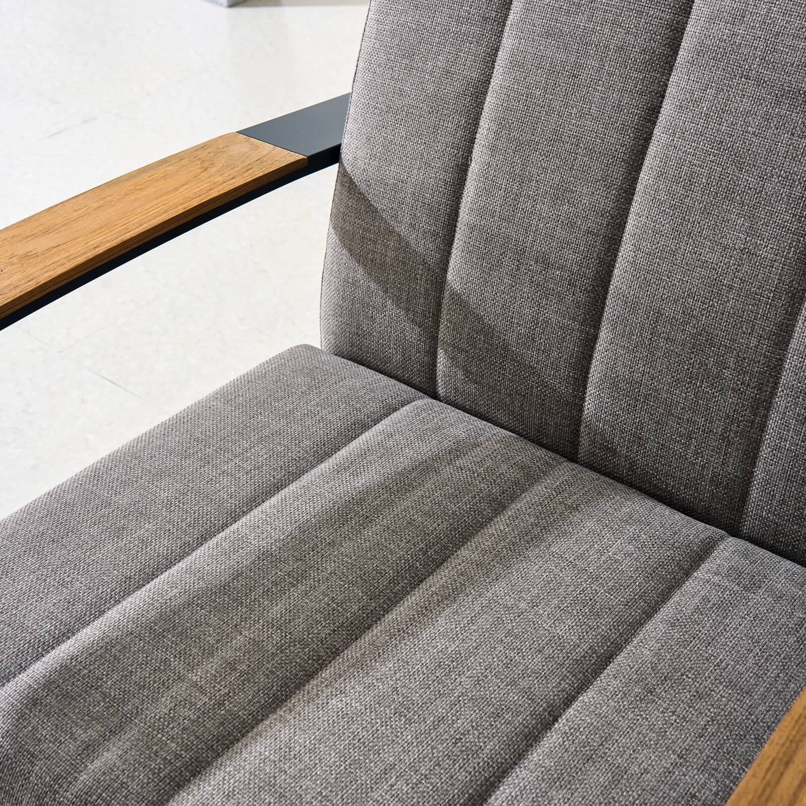 Pre-Order Numa-Style Lunar 2-Seat Sofa with Teak Accents