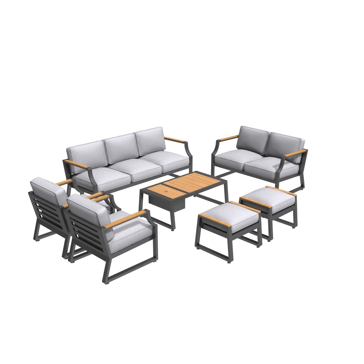 Conversation Sofa with Drink Cooler (PAS-2101)