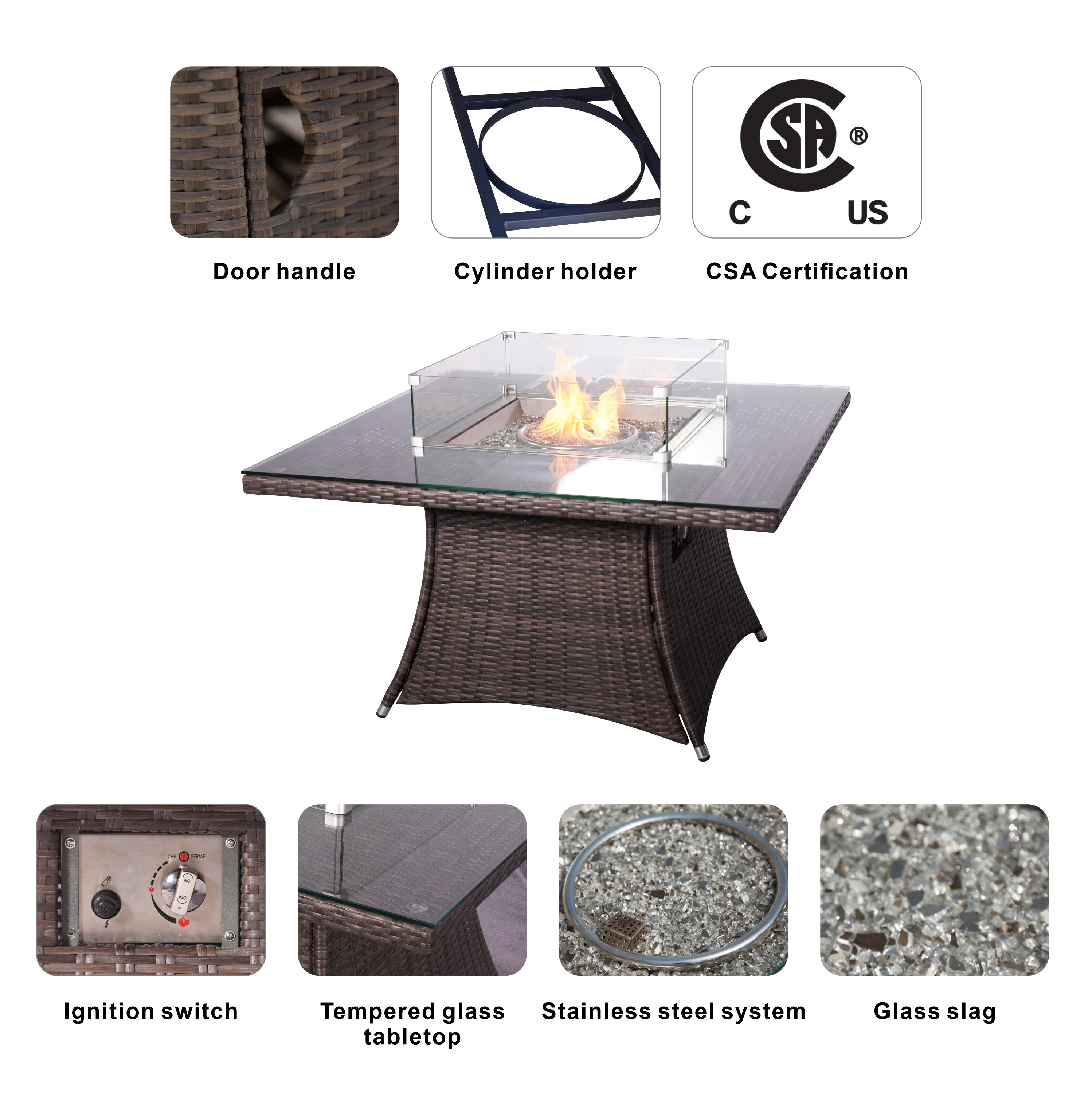Replacement Firepit Table System for PAG-1104/1108