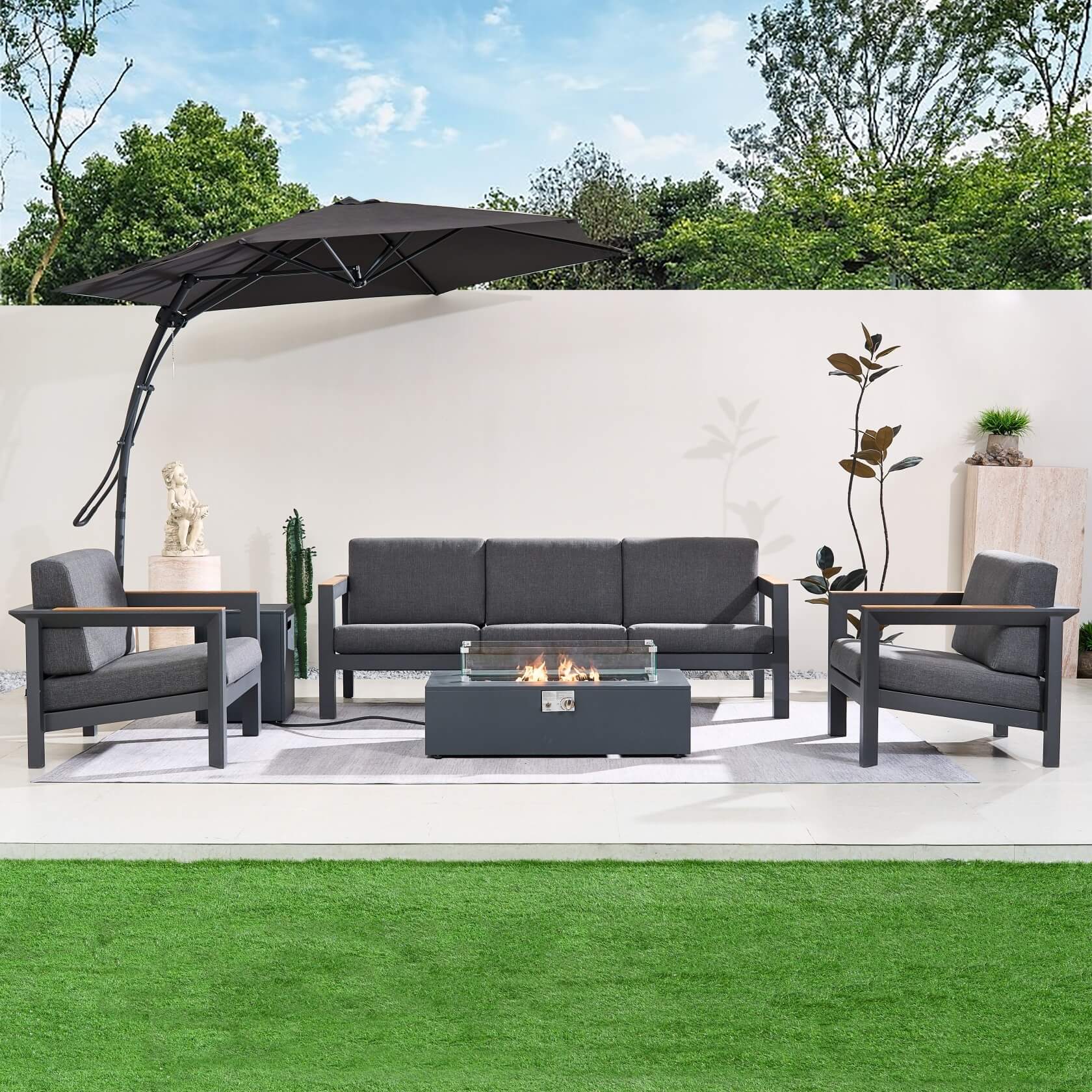 Seville Outdoor Sofa Set – 4/5/7 Seat Options (PAS-2326)