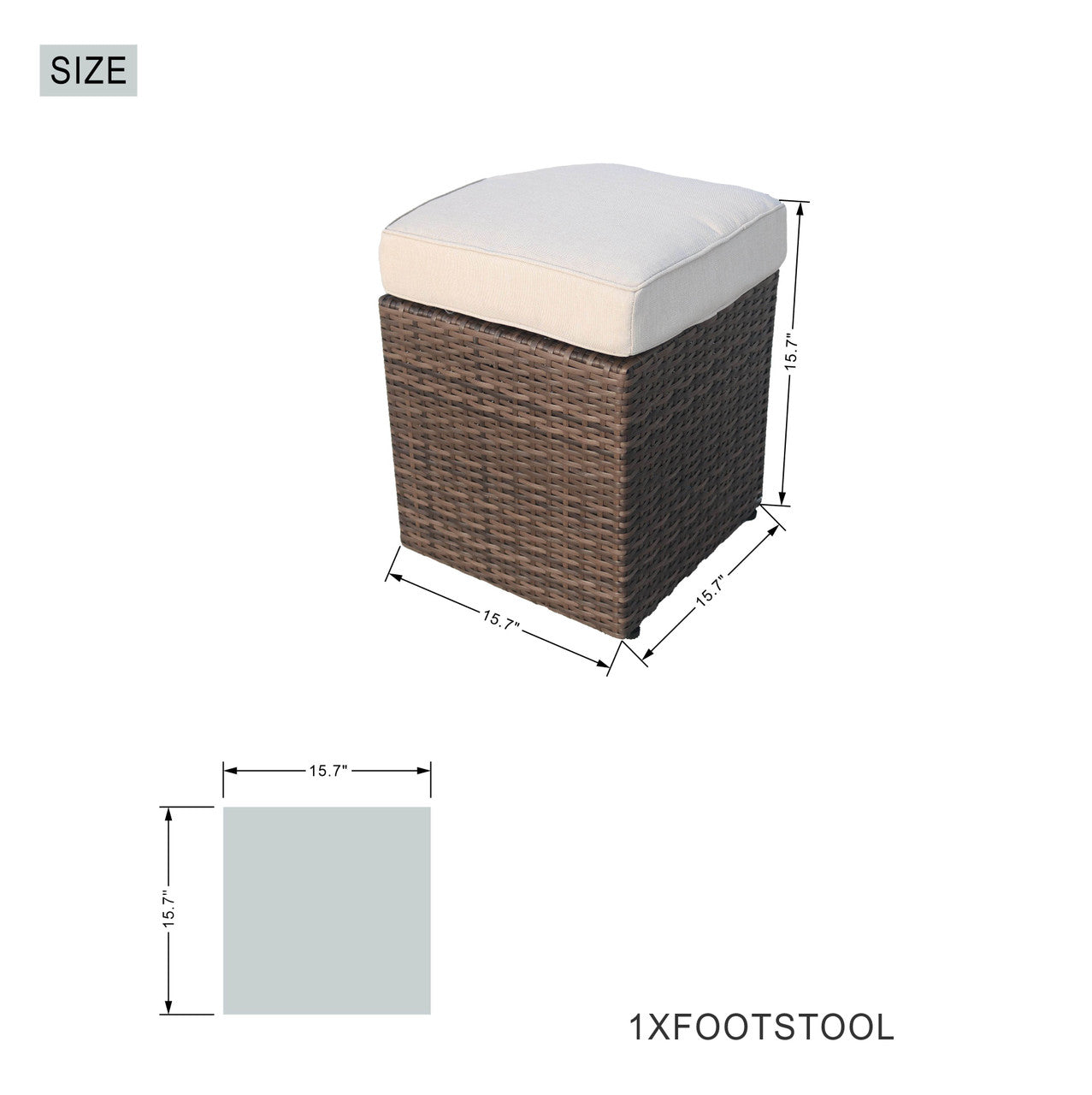 Direct Wicker Elegant Patio Seating Sofa Set with Fire Pit Table by Direct Wicker(PAG-1403B+2170)