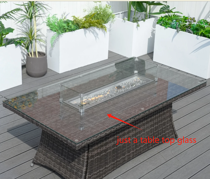 Replacement Firepit Tabletop Glass for PAG-1106R
