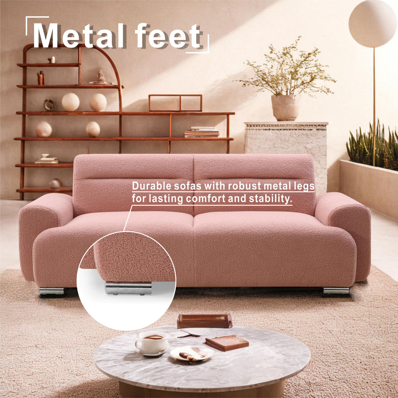 Stylish Small Three-Person Sofa Bed | Foldable & Easy to Handle