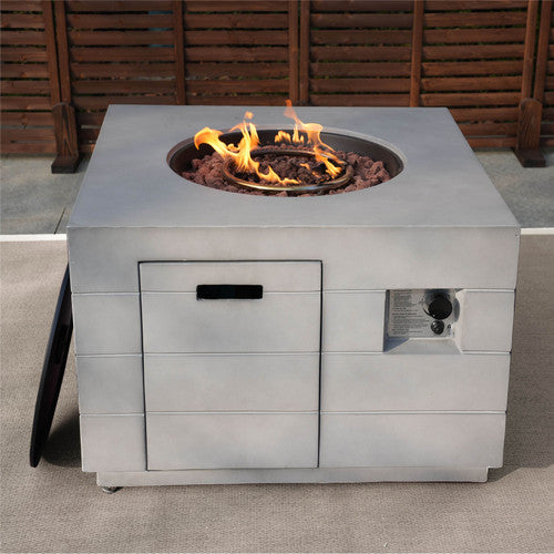 Venetian Square Fire Pit Table for Outdoor Use (PAG-2140)