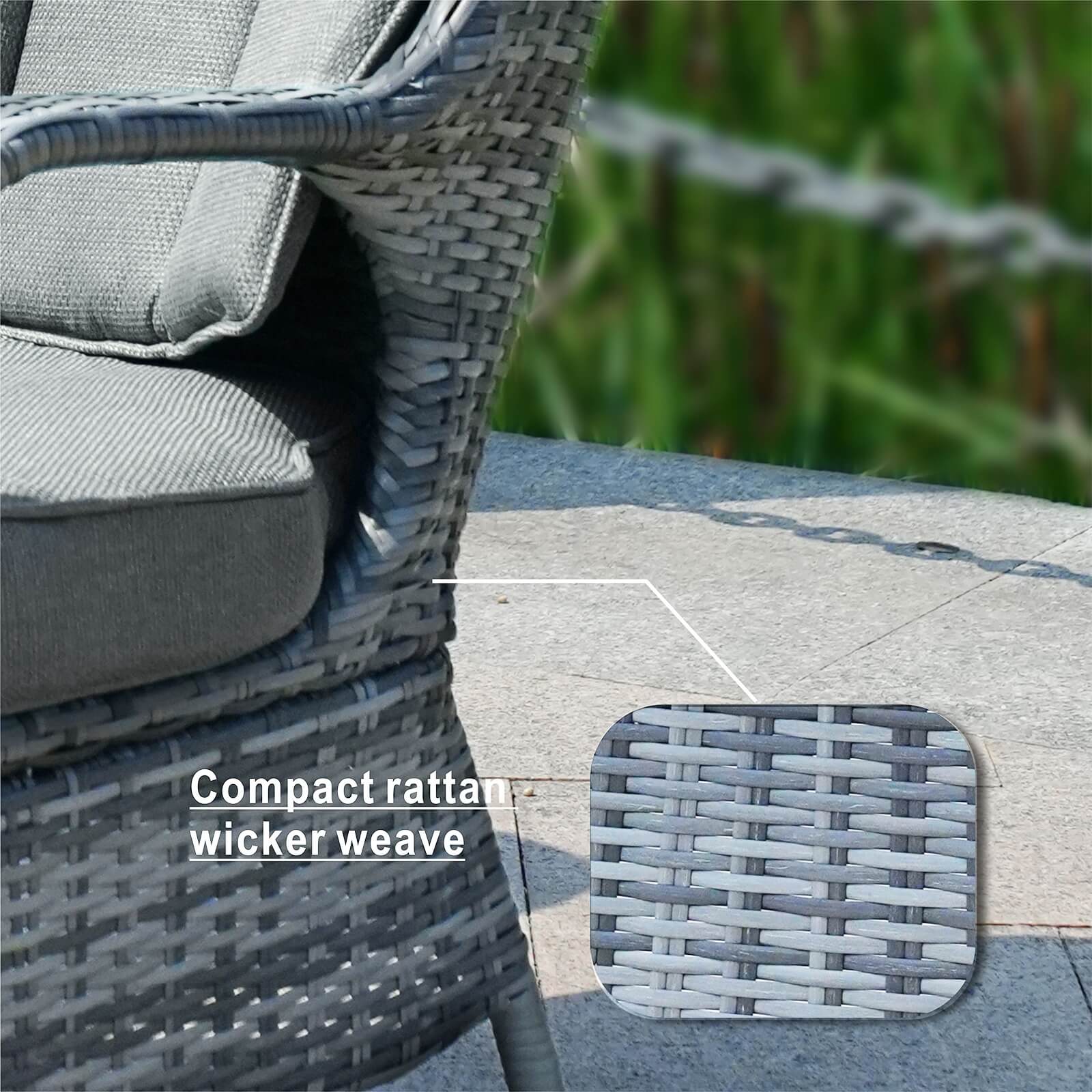 Parma Outdoor Rattan Armchairs – Set of 2 (PAC-009)