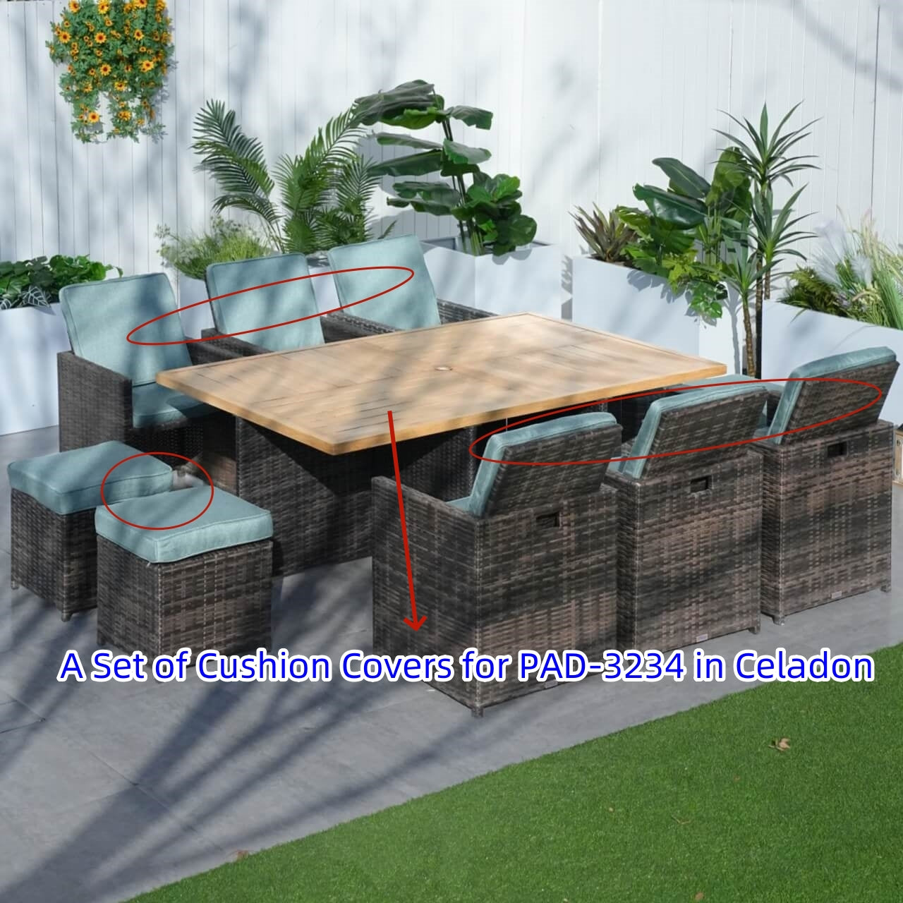 Cushion Covers for Whole Set of PAD-3234