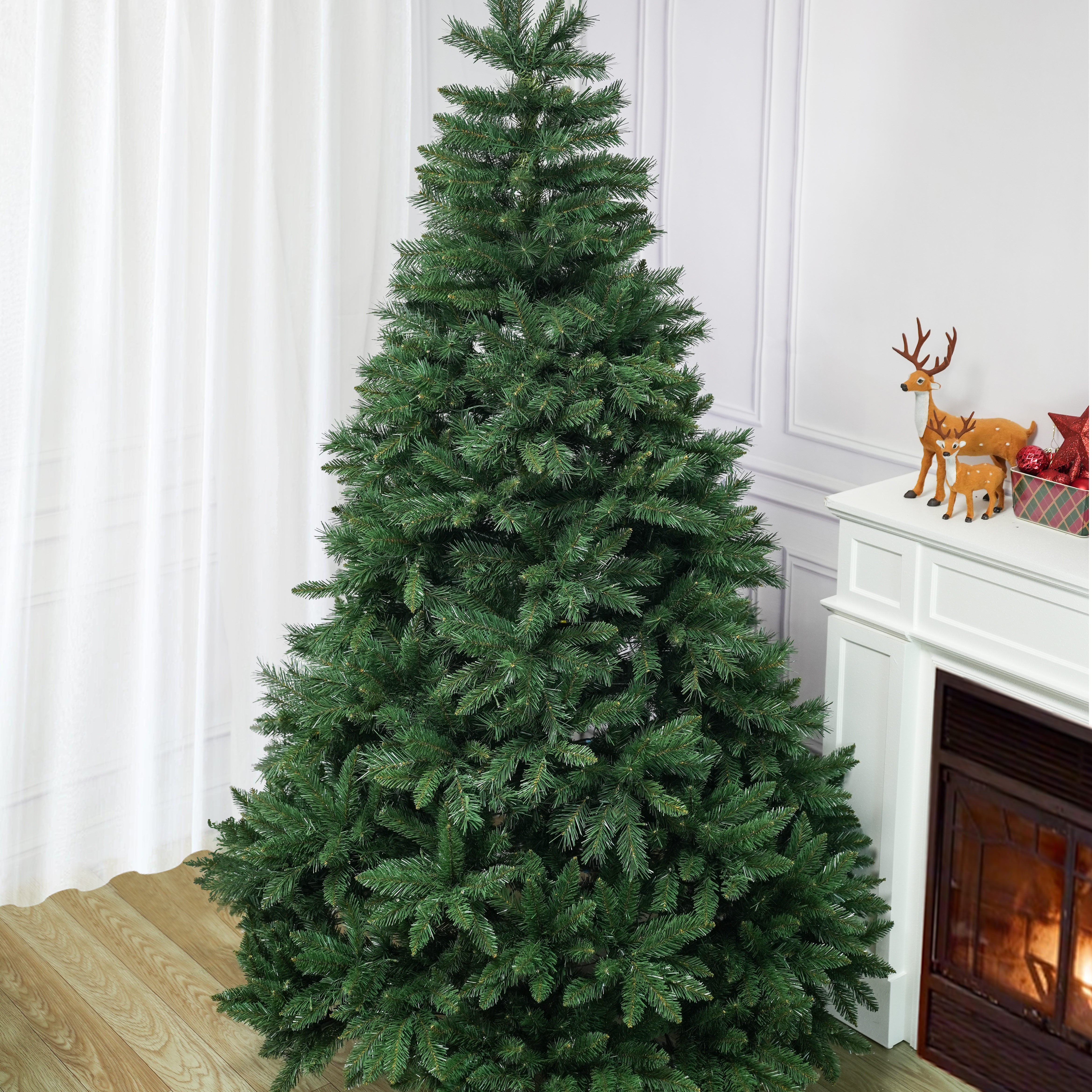The latest model featuring lights of 5/6/7ft in different heights for Christmas tree atmosphere decoration