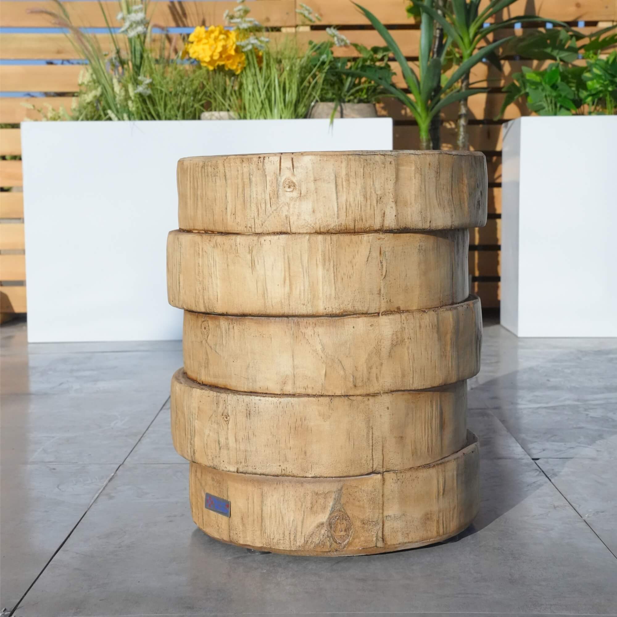 Imitated Wood Waterproof Fashion Side Coffee Table – Stylish and Practical Living Room Accent