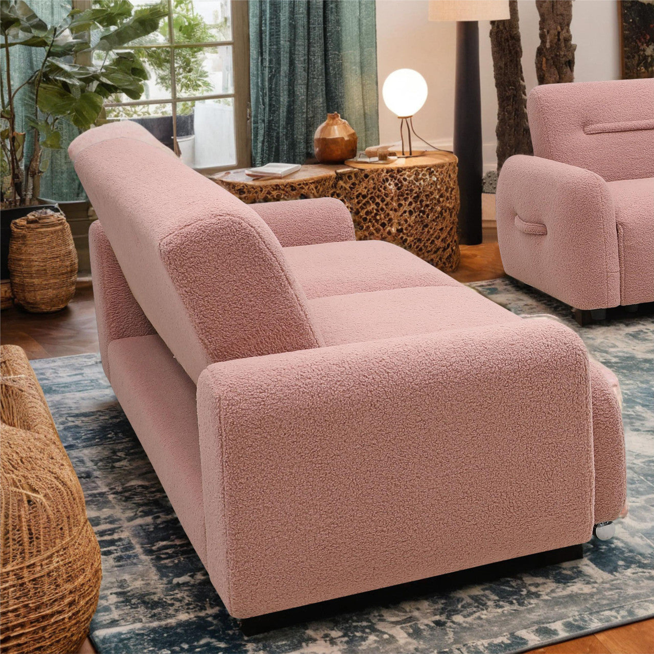 Stylish Small Three-Person Sofa Bed | Foldable & Easy to Handle