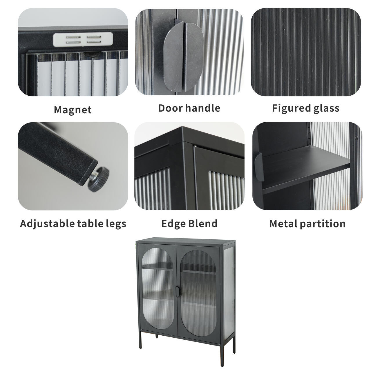 Cold rolled steel super thick long iris glass peep proof iron locker