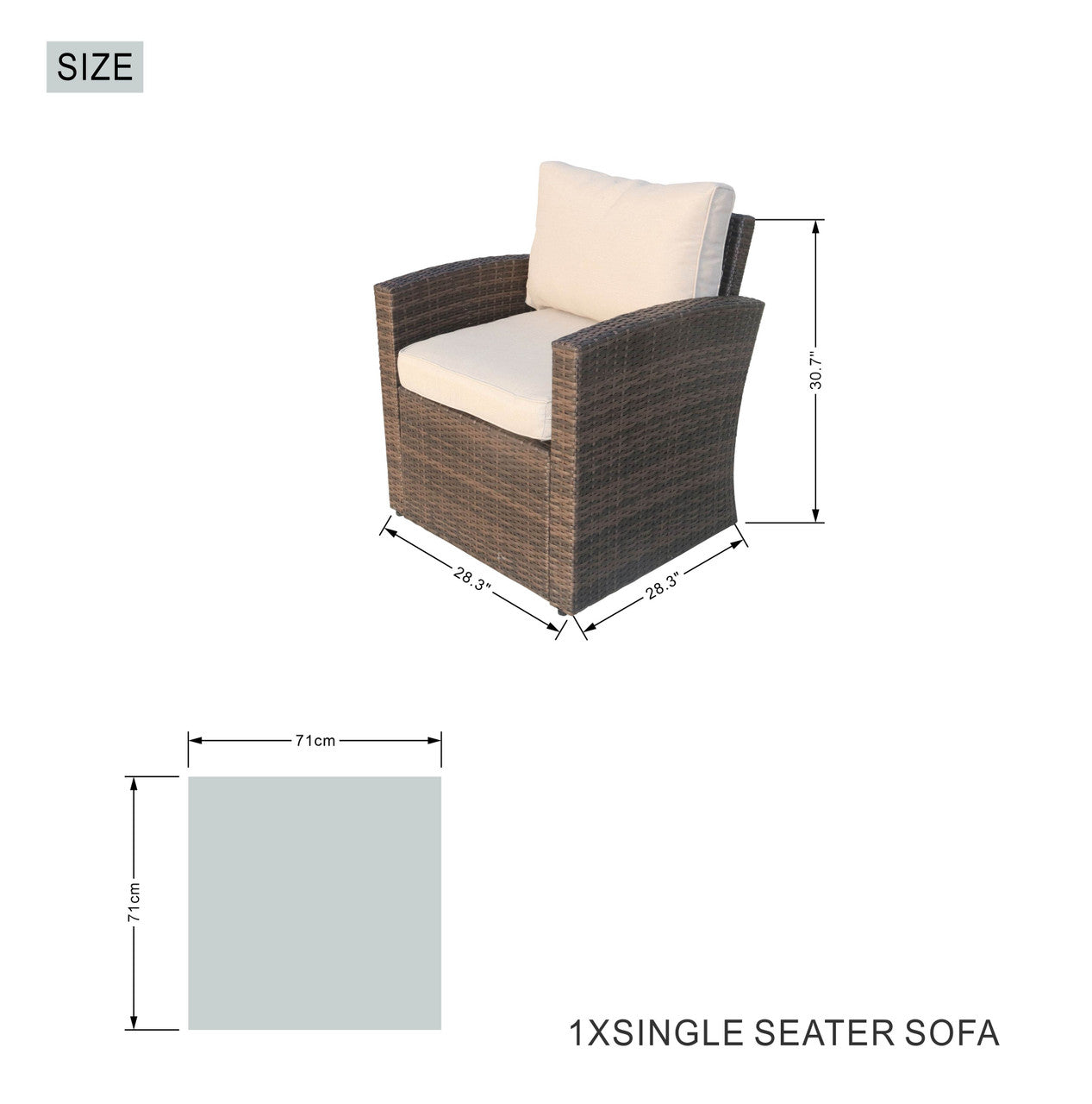 Direct Wicker Elegant Patio Seating Sofa Set with Fire Pit Table by Direct Wicker(PAG-1403B+2170)