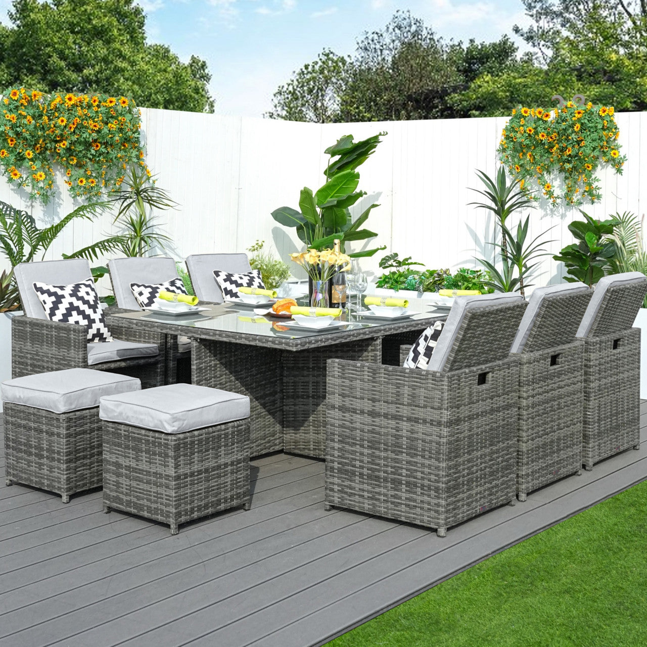 6-Seat Rectangular OutdoorDining Table (PAD-3234-Table)