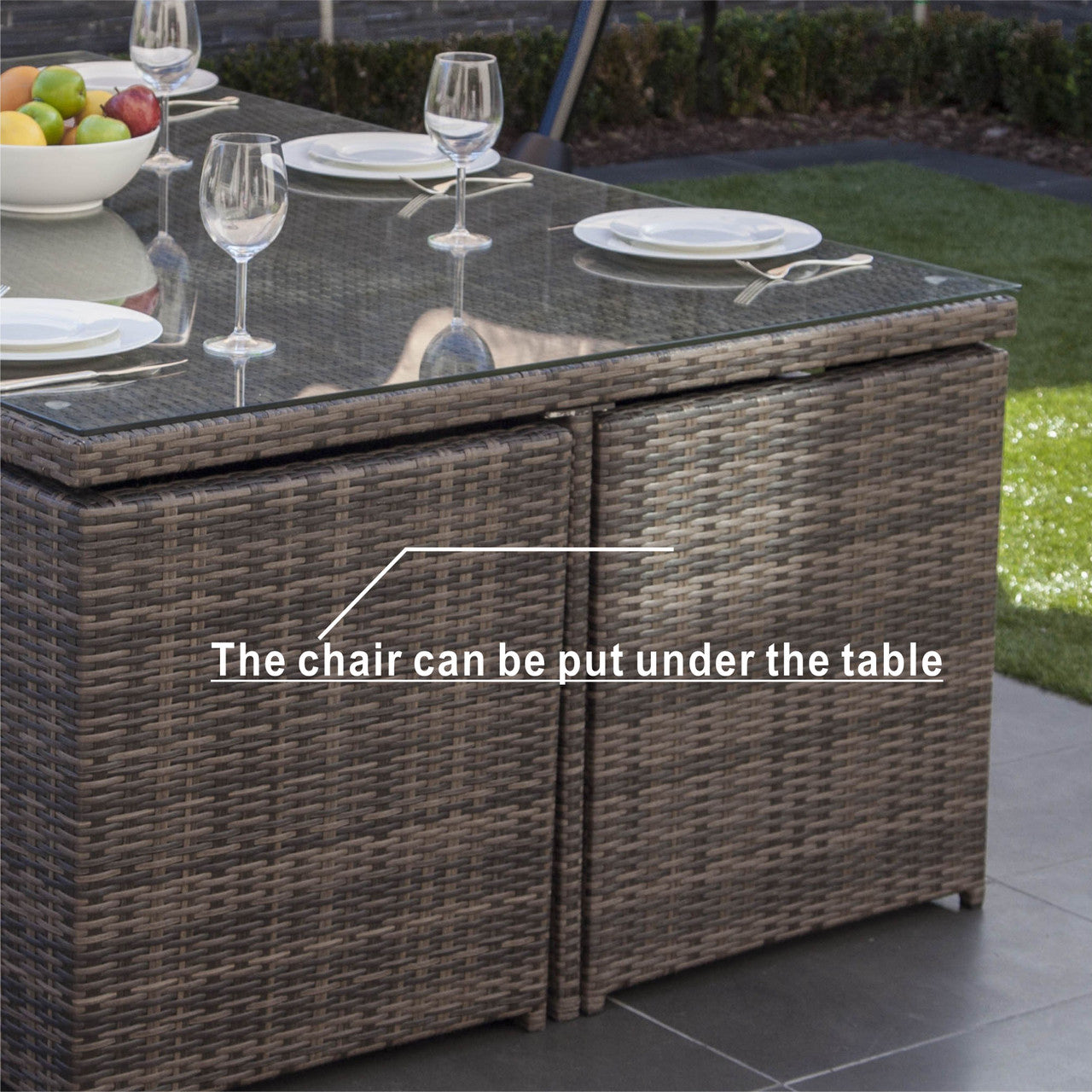 6-Seat Rectangular OutdoorDining Table (PAD-3234-Table)