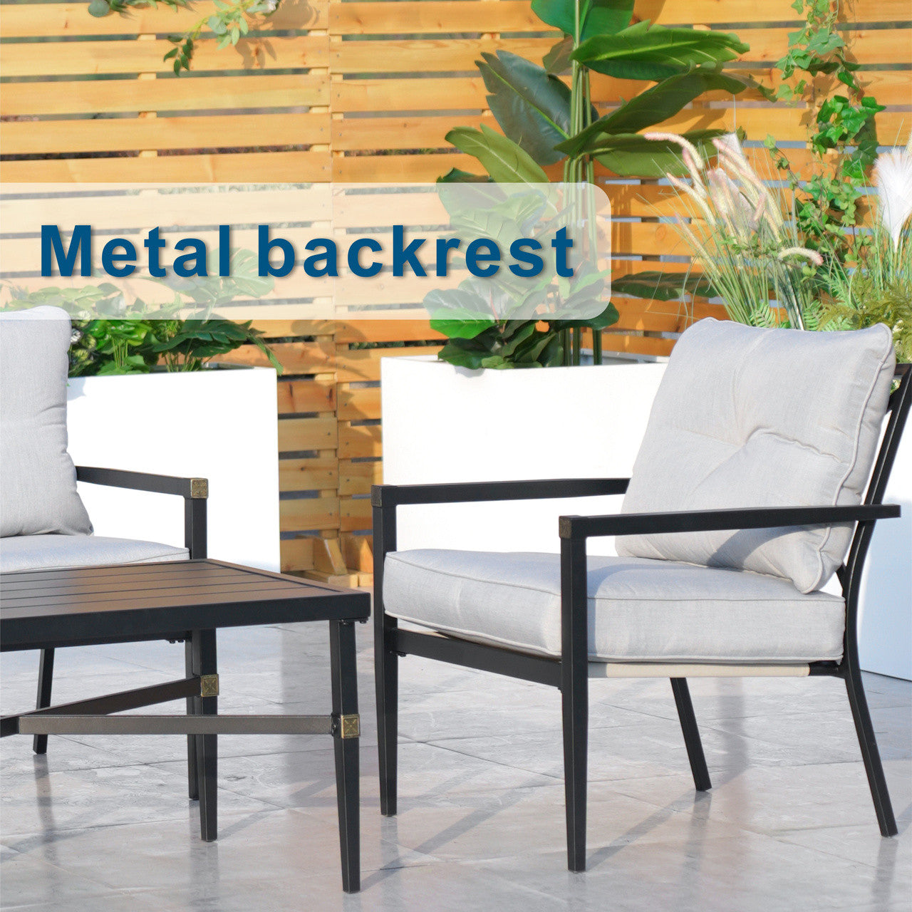 Aluminum Exposed Tube Module Sofa -Simple, Comfortable, Practical