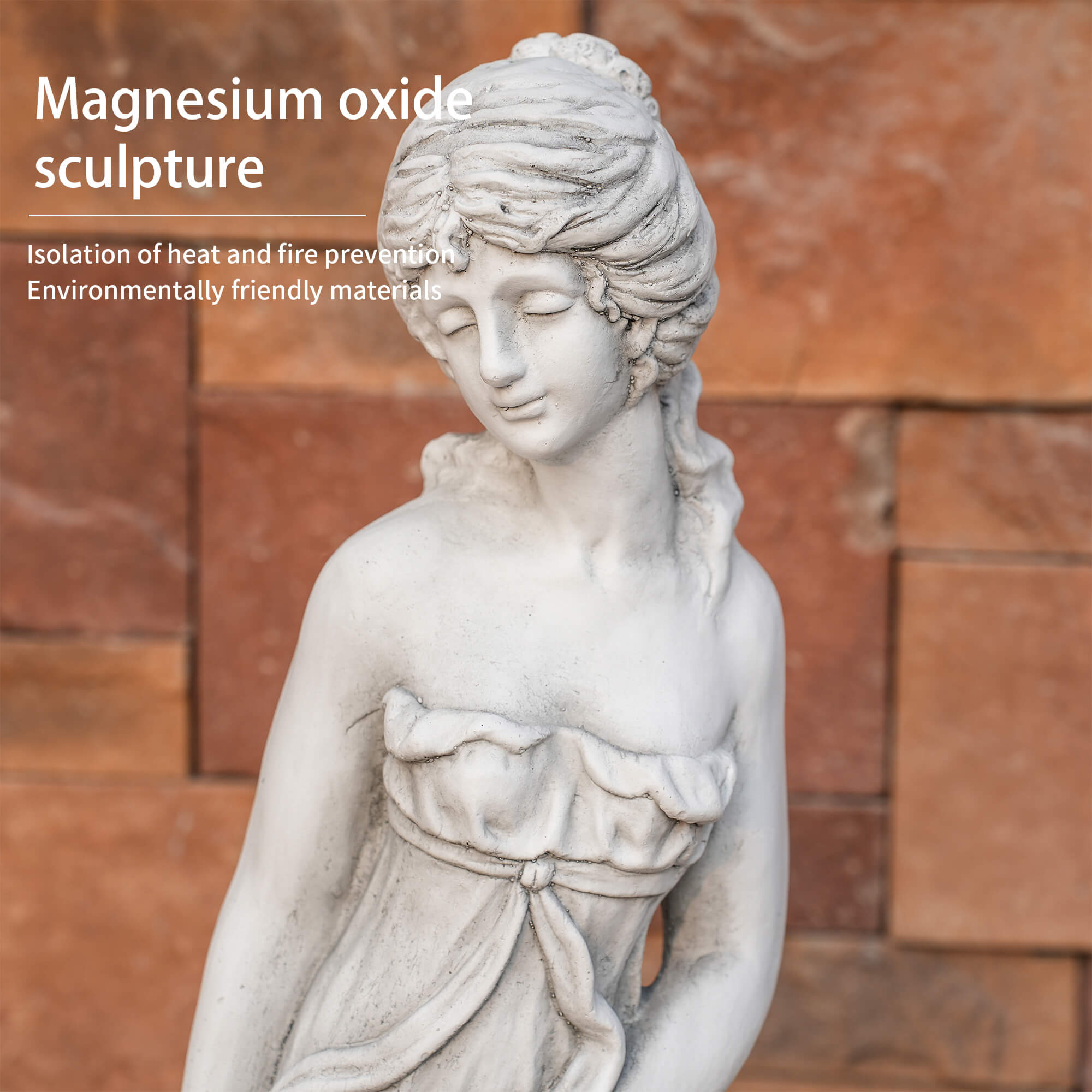 Premium Magnesium Oxide Sculpture – Elegant Venus Figurine, Lifelike Design