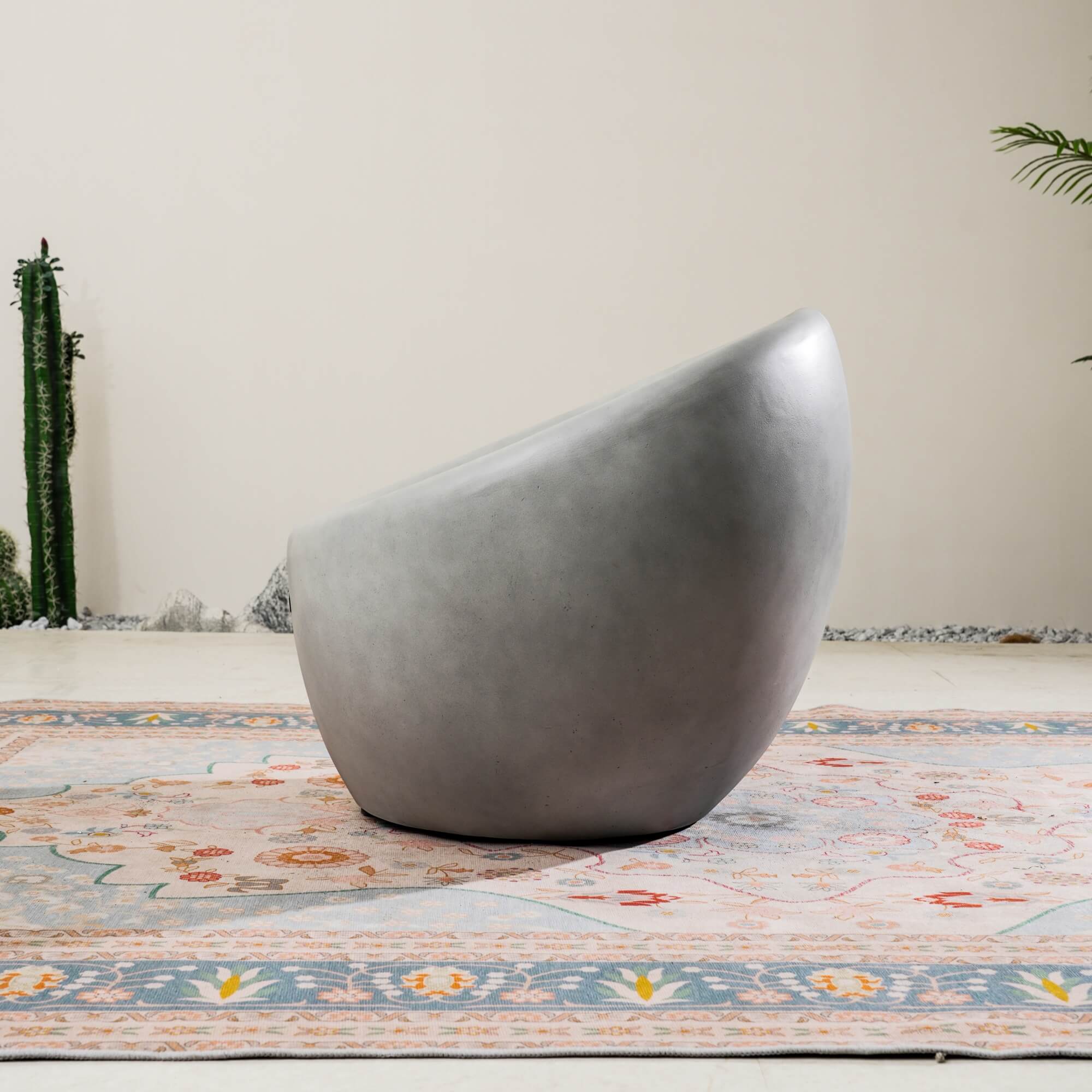 Single Seat Sofa Chair – Terrafab Composite Material with Iron Frame（PAC-24921SC）