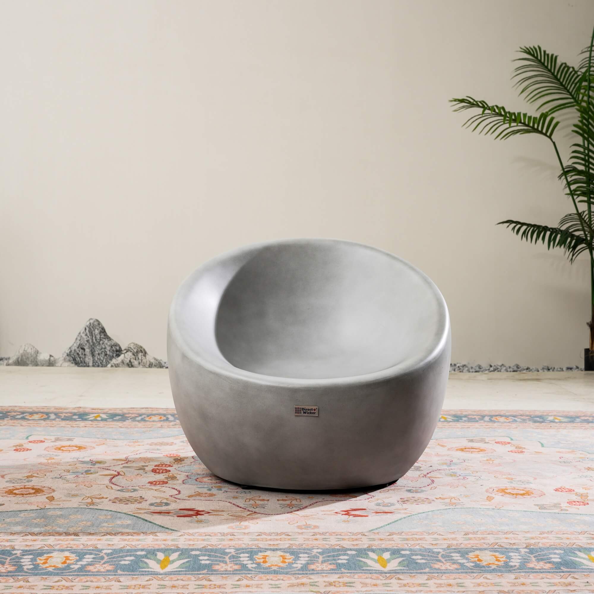 Grey Single Seat Sofa Chair (Small) – Terrafab Composite Material