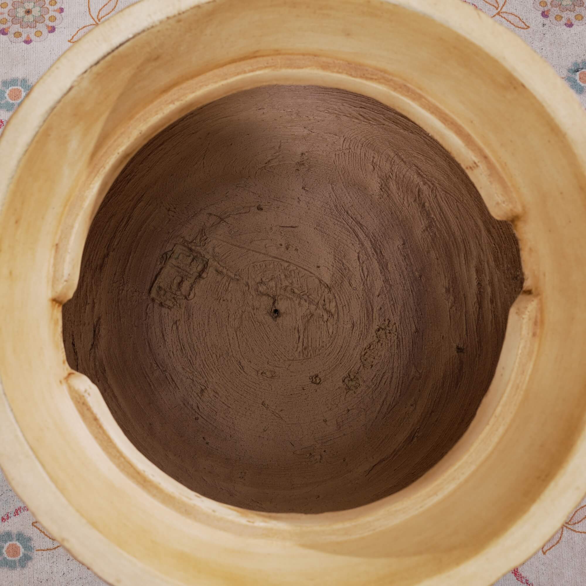 Brown Side Table with Ice Bucket – Terrafab Composite Material（PAT-24917IB）