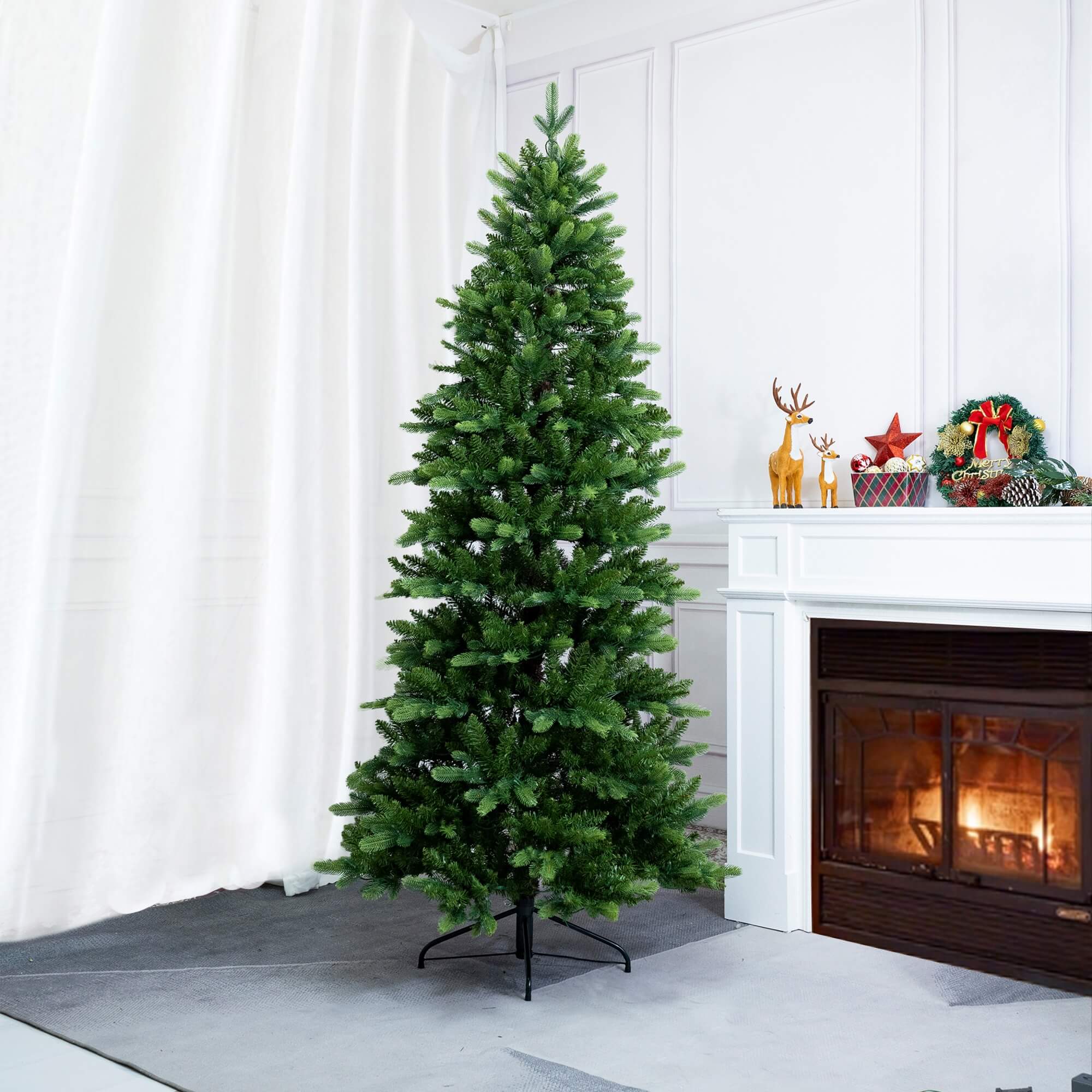 Artificial Christmas Tree – 6FT / 7FT Classic Green Holiday Decoration（PJT-2505）