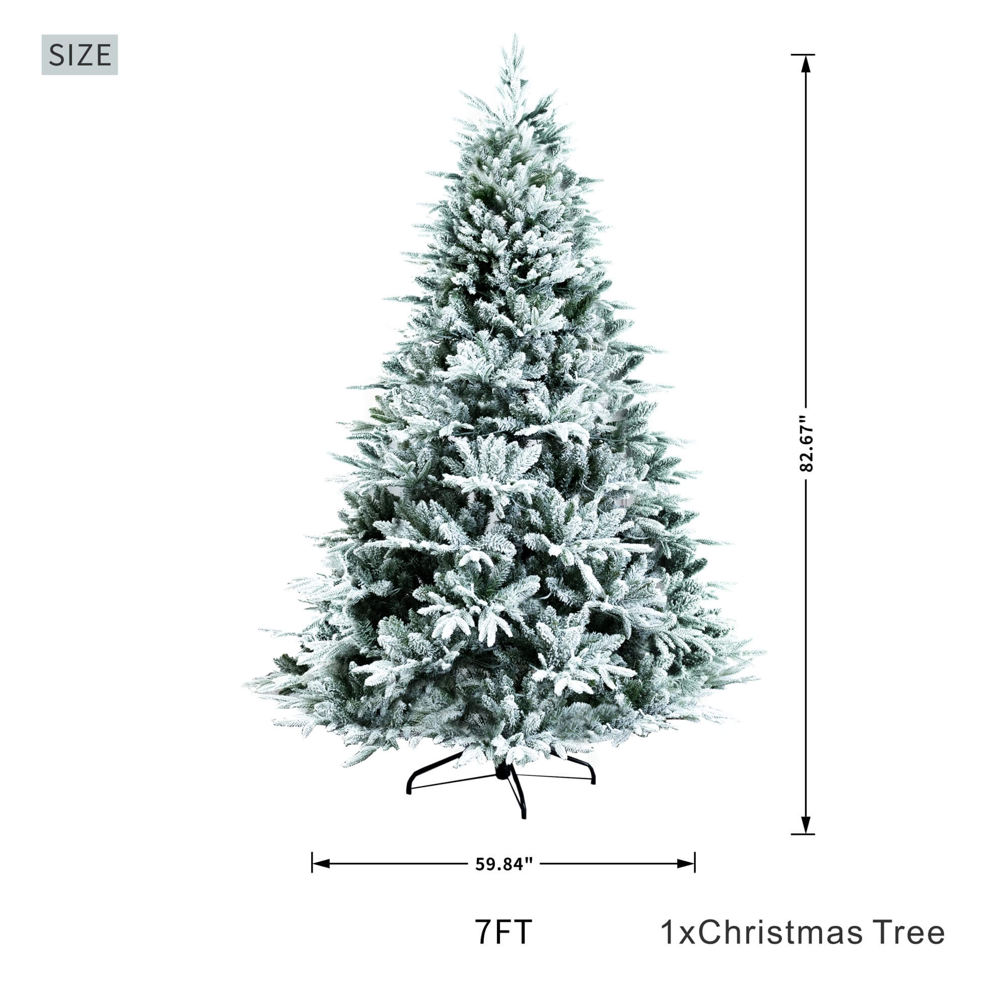 Artificial Christmas Tree – 6FT / 7FT Classic Green Holiday Decoration（PJT-2506）