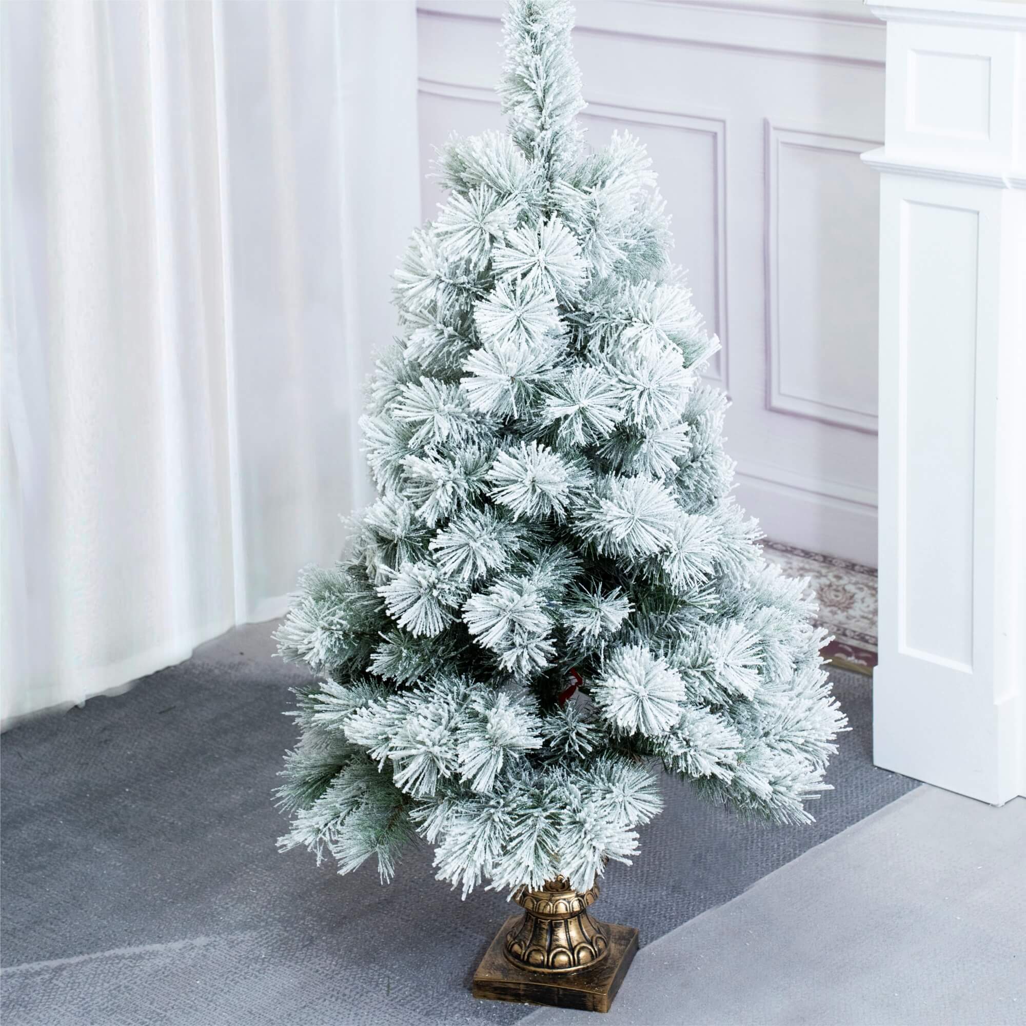 4FT Artificial Christmas Tree – White Pine Needle Design（PJT-2508）