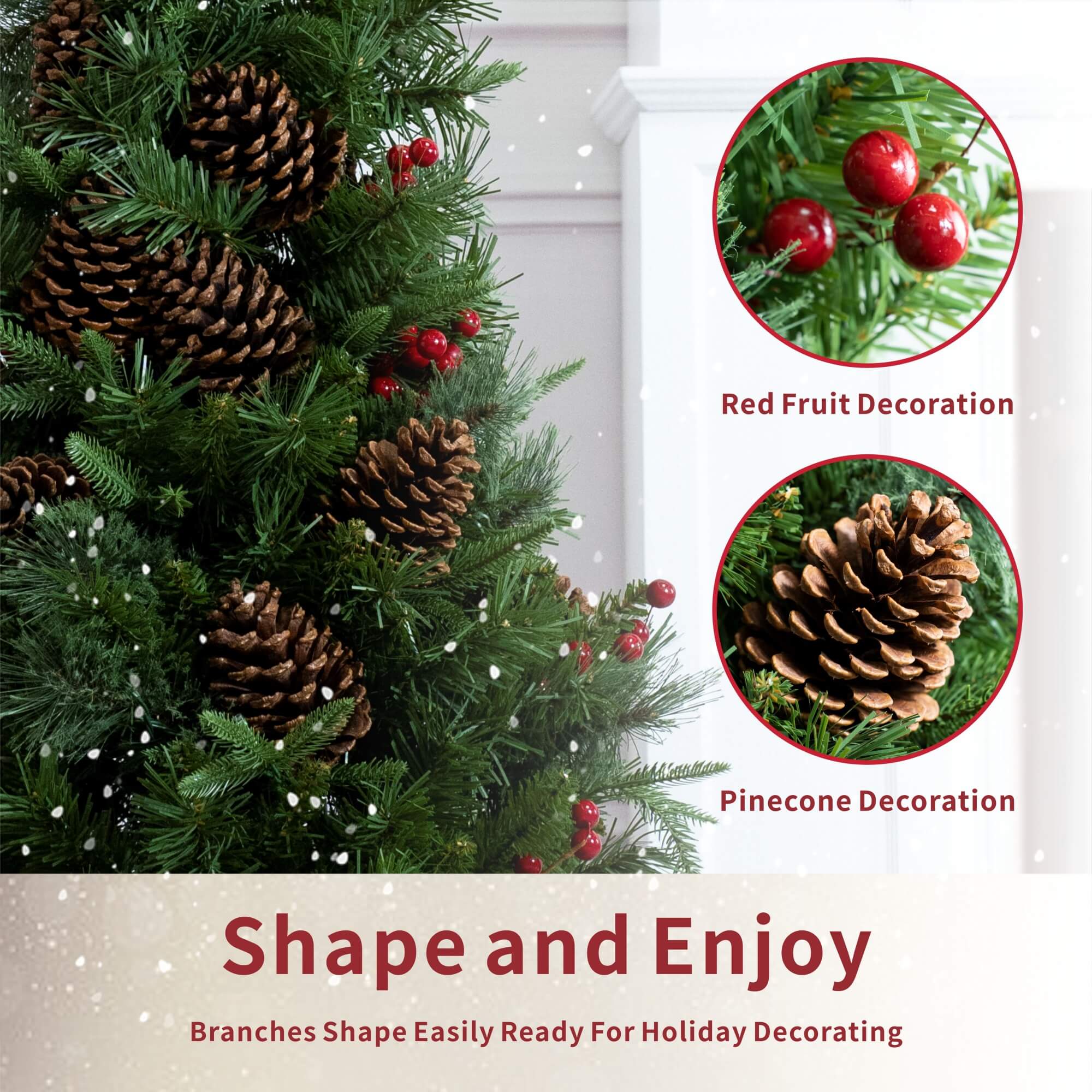 Artificial Christmas Tree with Classic Full Branch Design – 4FT (PJT-2509)