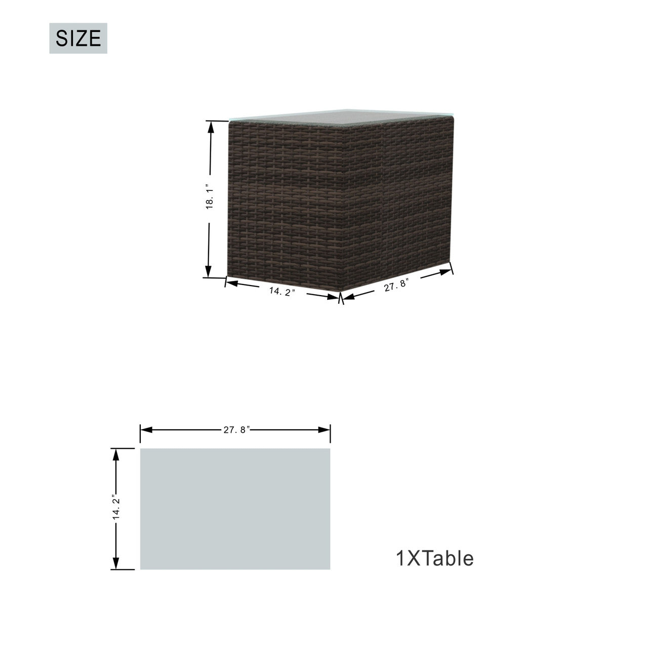 Size of  Cushion Covers for Whole Set of PAL-1202