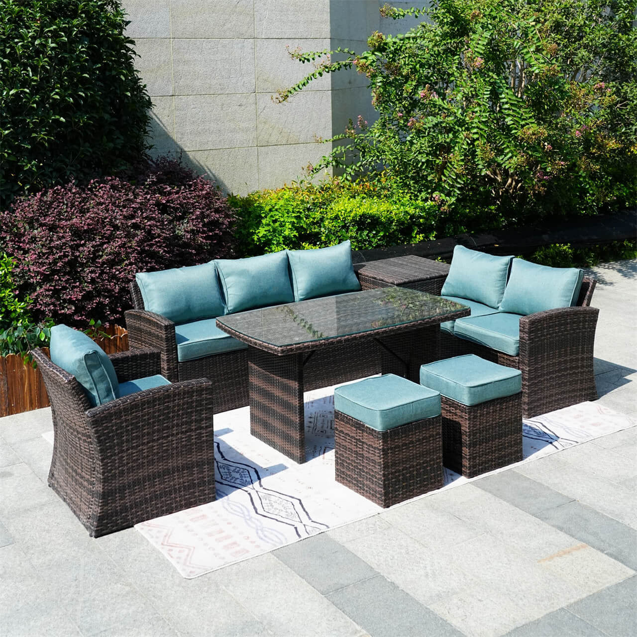 Celadon Cushion Covers for Whole Set of PAS-1403B 