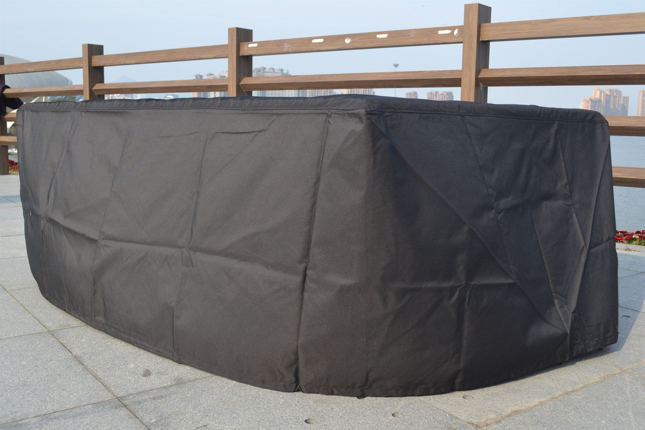Rectangle Rain Cover in Black (RC-1403B)