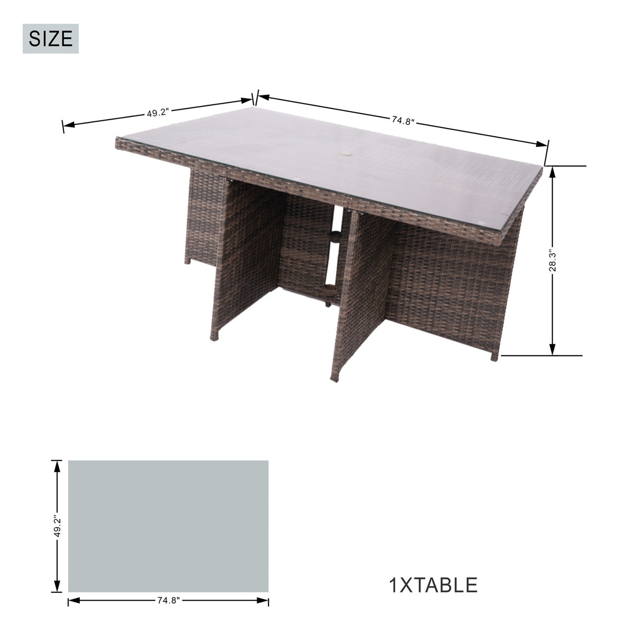Size of Rectangular Dining Table 