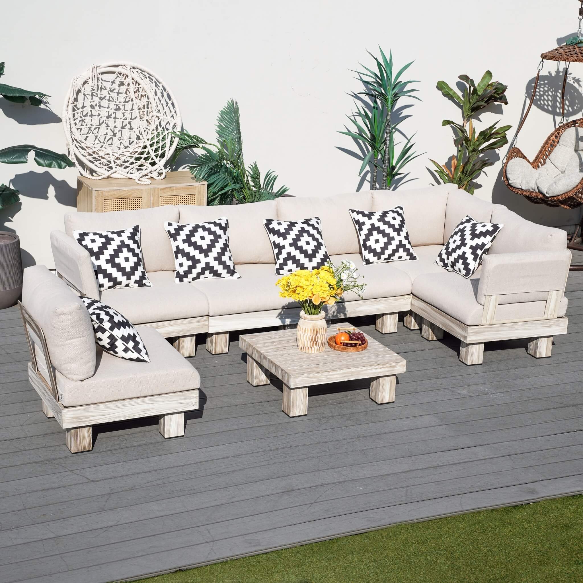 Monterey Modular L4 Corner Sofa Set (PAS-2150-L4-SET)