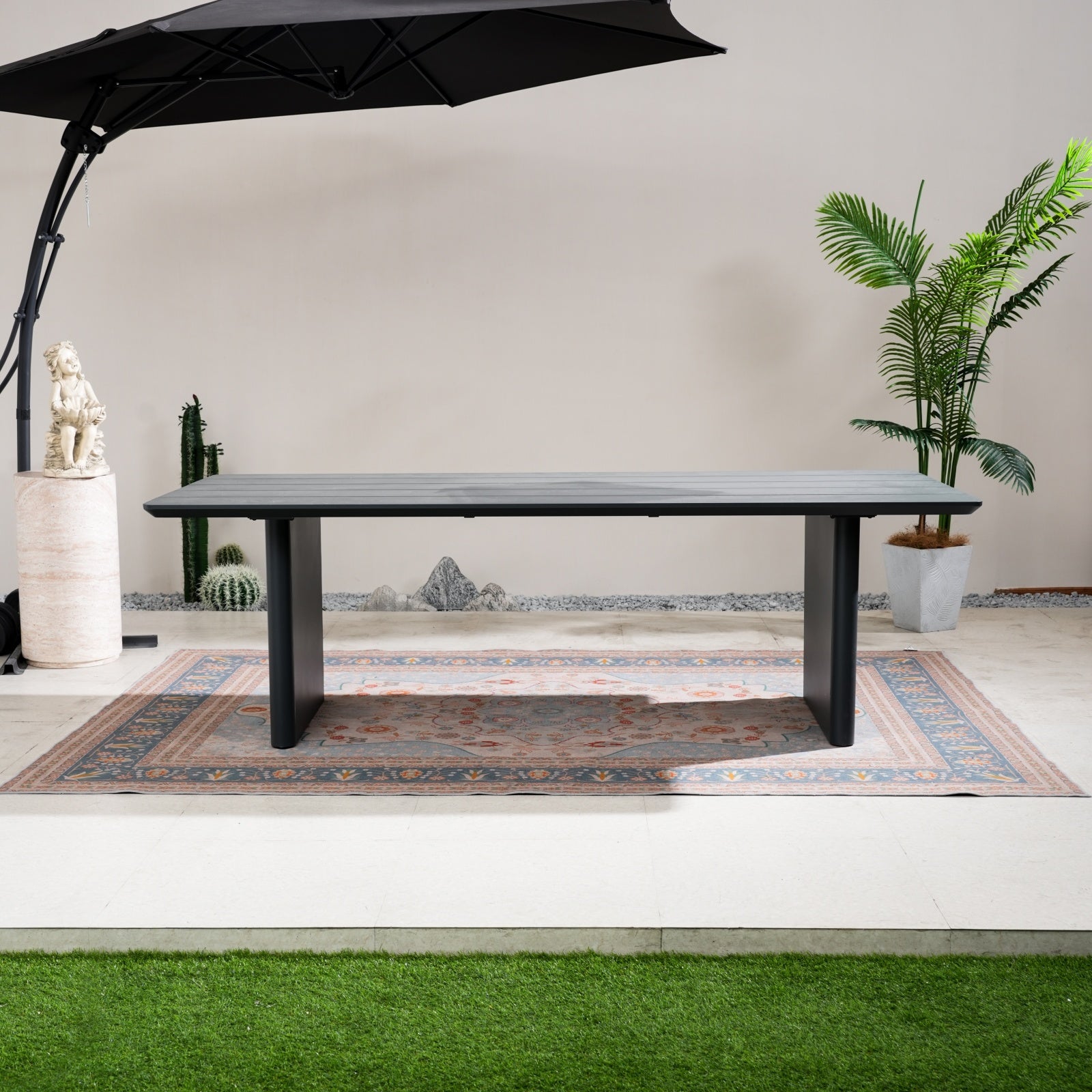 Numa-Style Calma Aluminium 8-Seat Dining Table