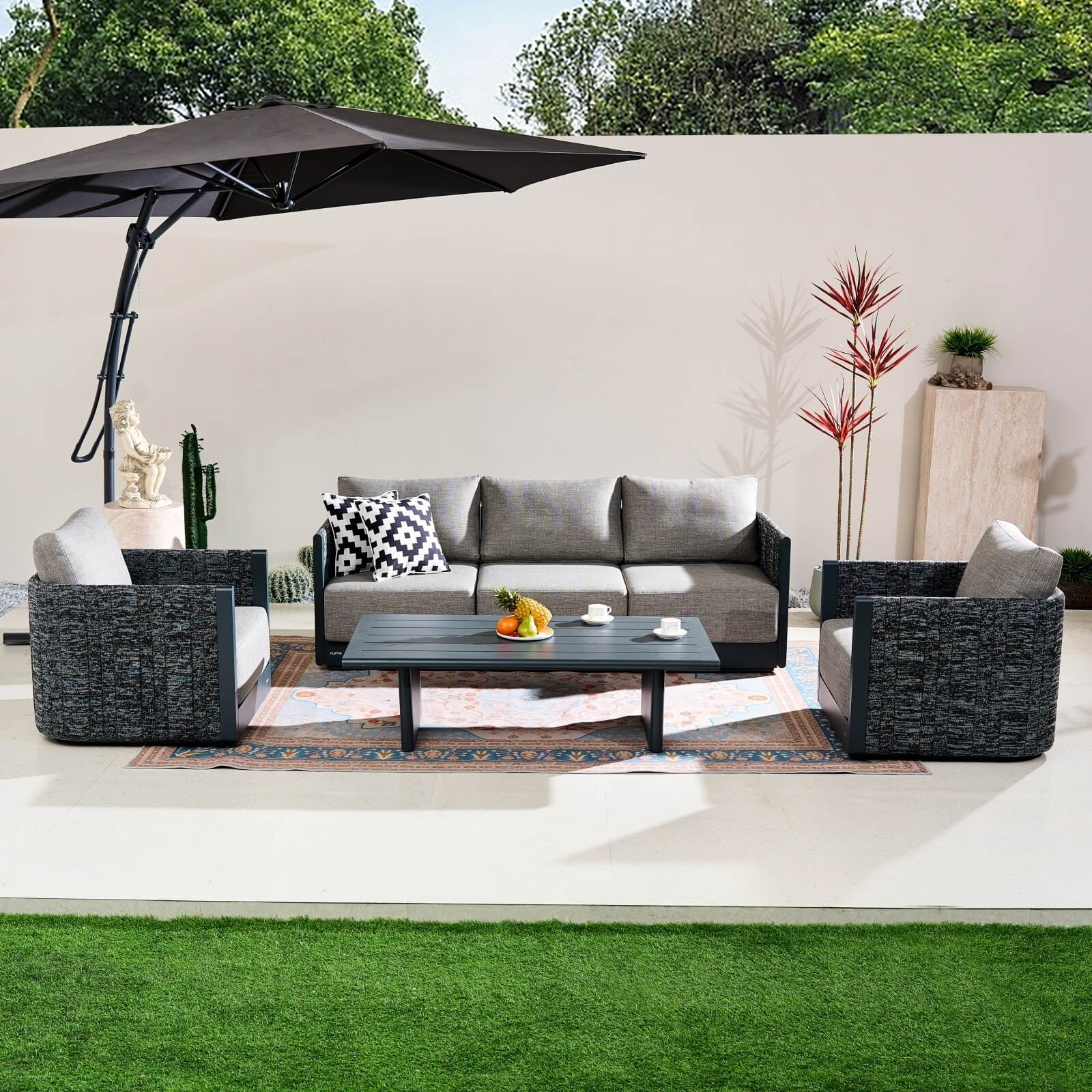Numa-Style Calma 5-Seat Sofa Set with Coffee Table