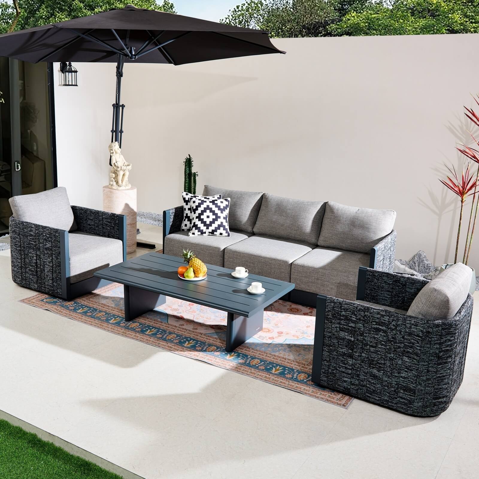 Numa-Style Calma 5-Seat Sofa Set with Coffee Table