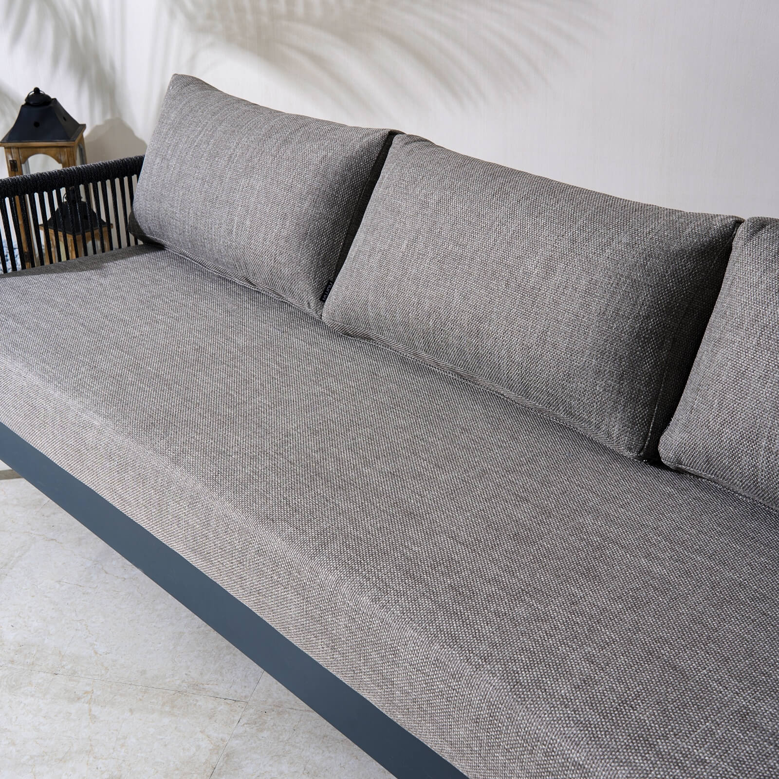 Numa-Style Nord 7-Seat Sofa Set with Rising Dining Table & Coffee Table with Footstool