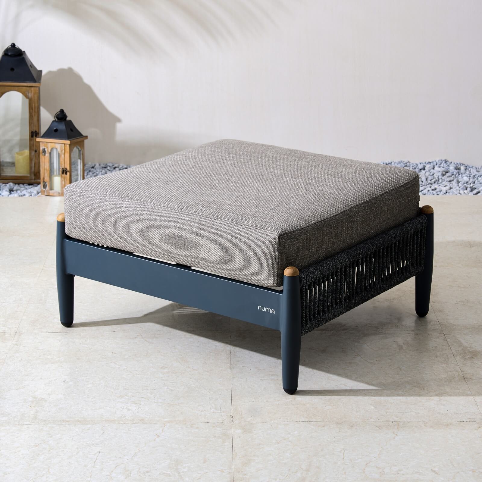 Numa-Style Nord 7-Seat Sofa Set with Rising Dining Table & Coffee Table with Footstool