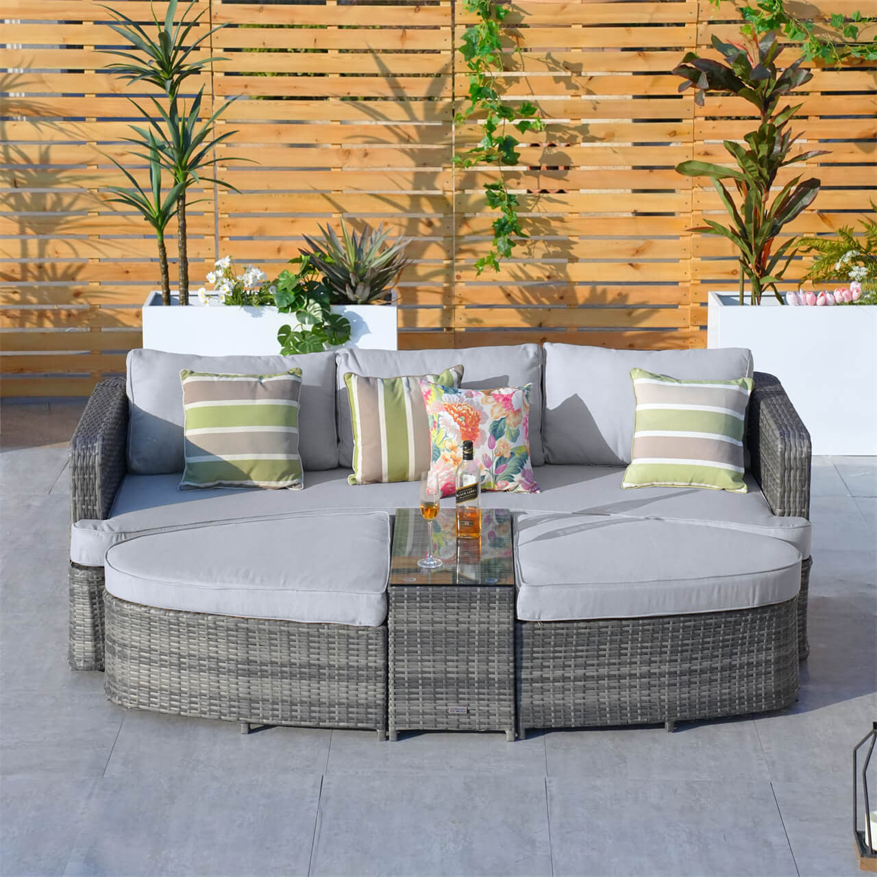 Outdoor Daybed Patio Furniture Sunbed